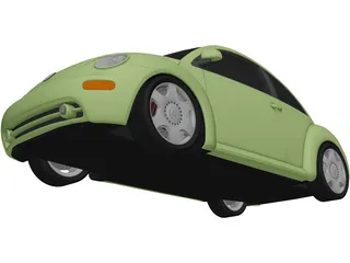 Volkswagen Beetle (2000) 3D Model