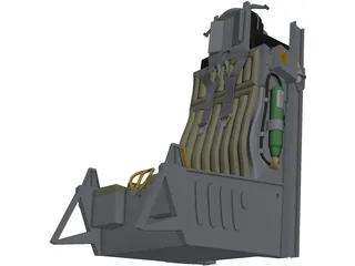 Aces II Seat 3D Model