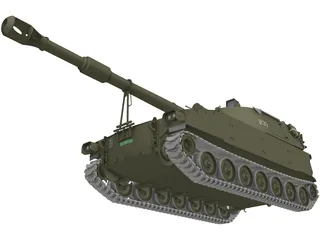 M109A2 Swiss 3D Model