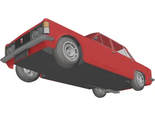 Fiat 125P 3D Model