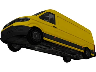 Volkswagen Crafter Cargo (2017) 3D Model