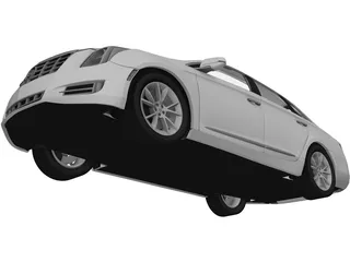 Cadillac XTS (2013) 3D Model