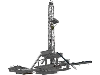 Land Rig 3D Model