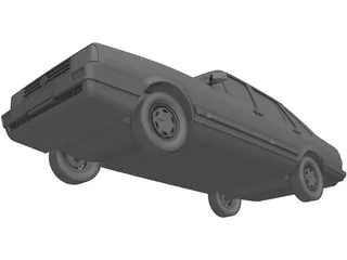 Volkswagen Santana (1985) 3D Model