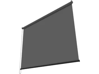 Roller Blinds 3D Model