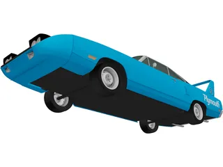 Plymouth Road Runner Superbird (1970) 3D Model