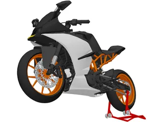 KTM RC 390 3D Model