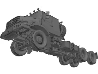 Mercedes-Benz Zetros 6x6 Truck 3D Model