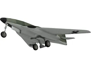 Messerschmidt Me 262 HG III 3D Model