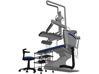 Dental Clinic Chair 3D Model