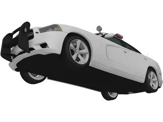 Dodge Charger Police (2011) 3D Model