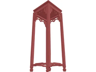 Decorative Table 3D Model