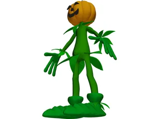 Pumpkin Man 3D Model