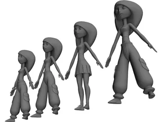 Kim Possible 3D Model