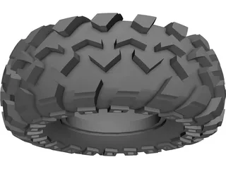 Tire 1.9 Rock Crawling 3D Model