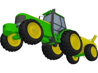 Tractor 3D Model