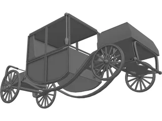 Royal Wagon 3D Model