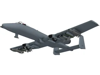 A-10 Warthog 3D Model