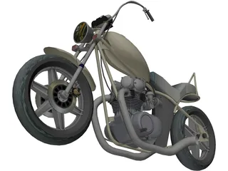 Motorcycle 3D Model