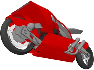 Motorcycle Concept 3D Model