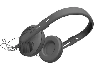 Sennheiser HD-540 Reference Headphones 3D Model