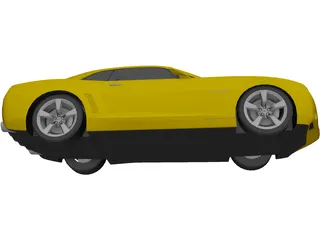 Chevrolet Camaro (2009) 3D Model