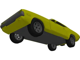 Chevrolet Camaro (1969) 3D Model