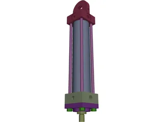 Hydraulic Piston 3D Model