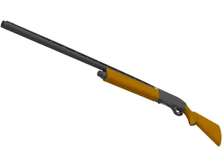 Winchester 1400 Shotgun 3D Model