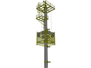 Well Caisson Deck 3D Model