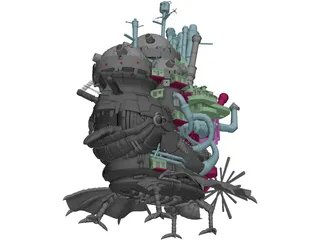 Howling Castle 3D Model