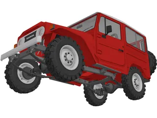 Toyota Land Cruiser FJ40 3D Model