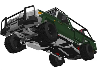 Toyota Land Cruiser FJ40 [Modified] 3D Model