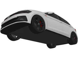 Volkswagen Polo GTI (2018) 3D Model