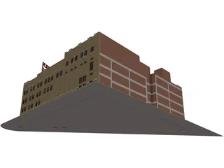 Walker Theatre Indianapolis 3D Model