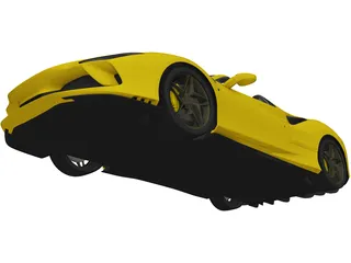 Ferrari F8 Spider (2020) 3D Model