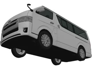 Toyota Hiace (2013) 3D Model