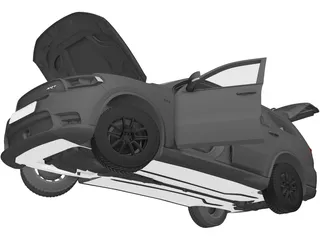 Dodge Durango SRT (2018) 3D Model