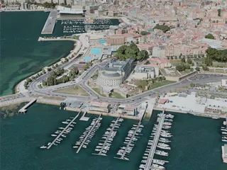 A Coruna City, Spain (2020) 3D Model