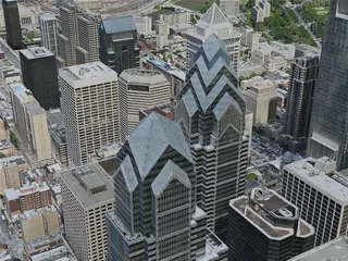 Philadelphia City, USA (2020) 3D Model