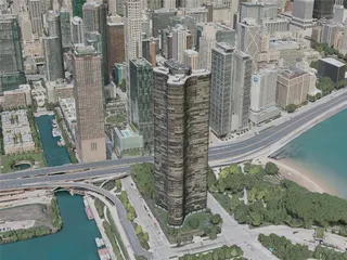 Chicago City, USA (2020) 3D Model