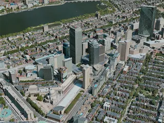 Boston City, USA (2020) 3D Model