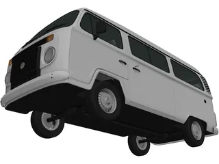 Volkswagen Kombi (2012) 3D Model