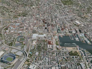 Baltimore City, USA (2020) 3D Model