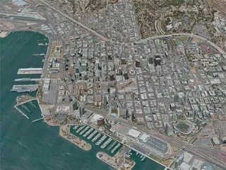 San Diego City, USA (2020) 3D Model