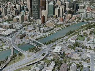 Calgary City, Canada (2020) 3D Model