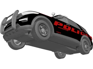 Ford Explorer Police (2020) 3D Model