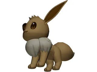 Pokemon Eevee 3D Model