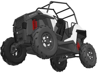 Polaris UTV Buggy 3D Model