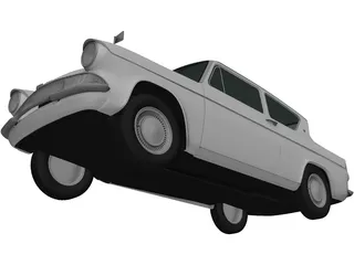 Ford Anglia (1967) 3D Model